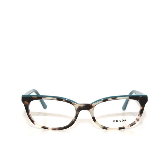 Prada 13VV 13 10 475-1O1 51 Spotted Brown Opal Green Eyeglasses - Picture 2 of 6